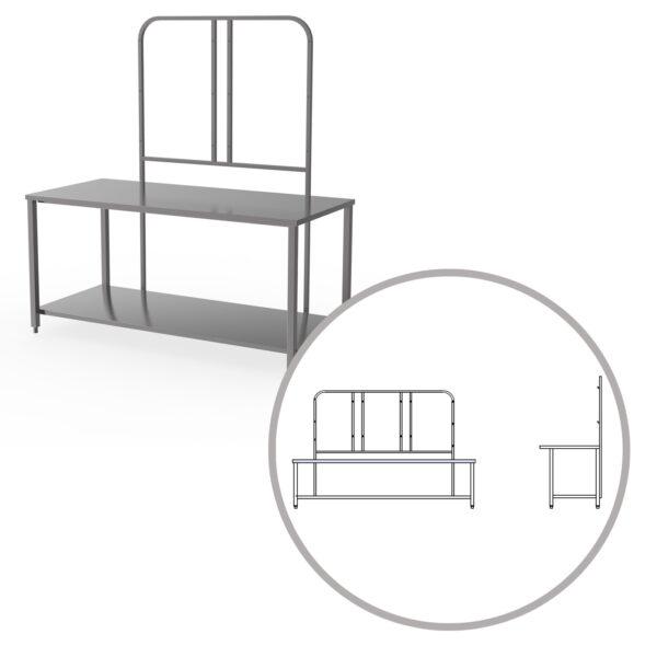 Tavolo di confezionamento in acciaio inox - immagine 3